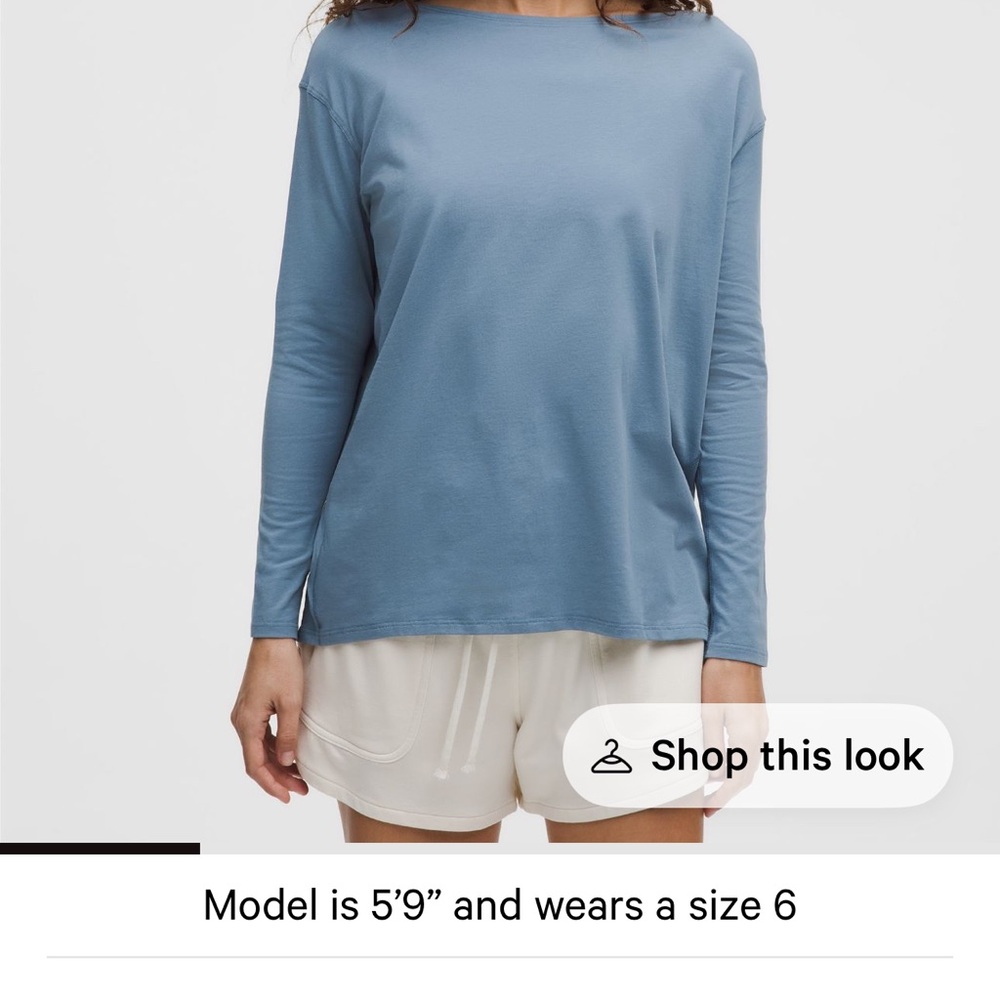Lululemon Back in Action Long Sleeve Top